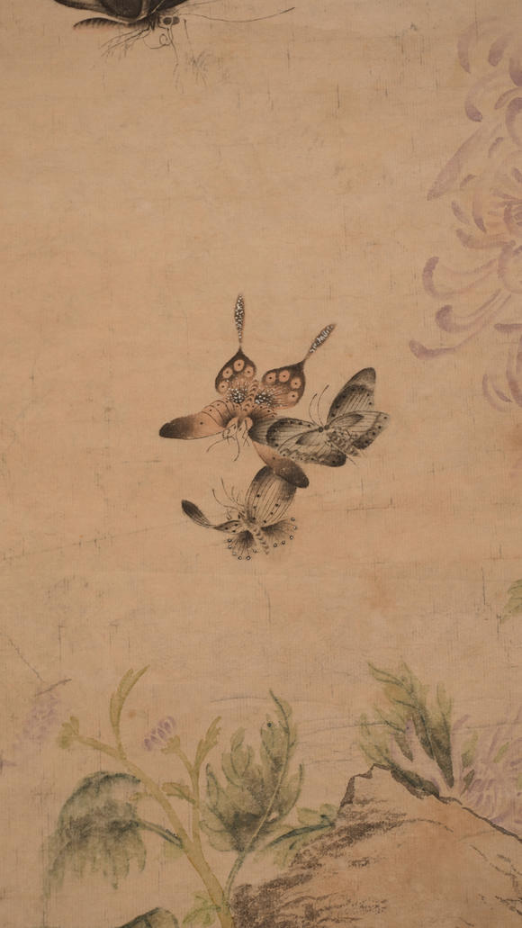 華岳國(guó)際繆嘉惠  菊蝶圖