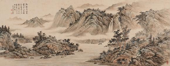 華岳國際黃君璧  溪山幽居