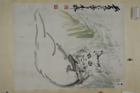 北京懋隆拍賣(mài)黃胄  白貓
