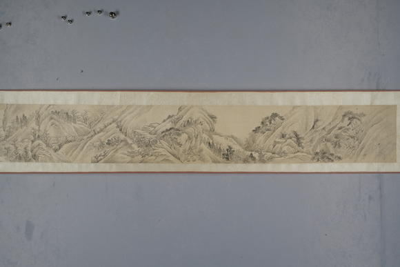 北京懋隆拍賣溥儒 擬王石谷山水卷