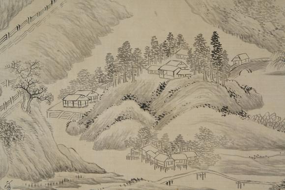 北京懋隆拍賣溥儒 擬王石谷山水卷