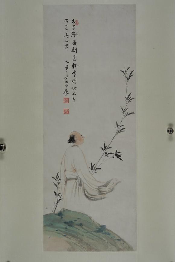北京懋隆拍賣張大千  子猷看竹
