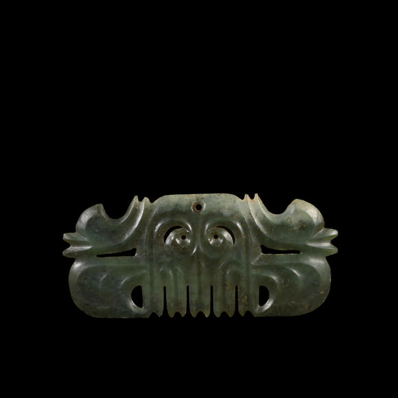 萬(wàn)領(lǐng)國(guó)際紅山文化 玉勾云珮