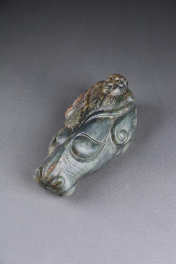 萬(wàn)領(lǐng)國(guó)際古玉獸面仙人像