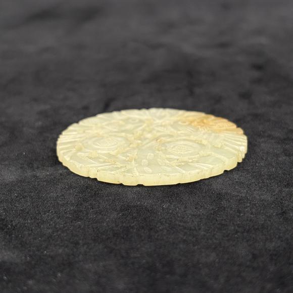 南京十竹齋白玉花片一組