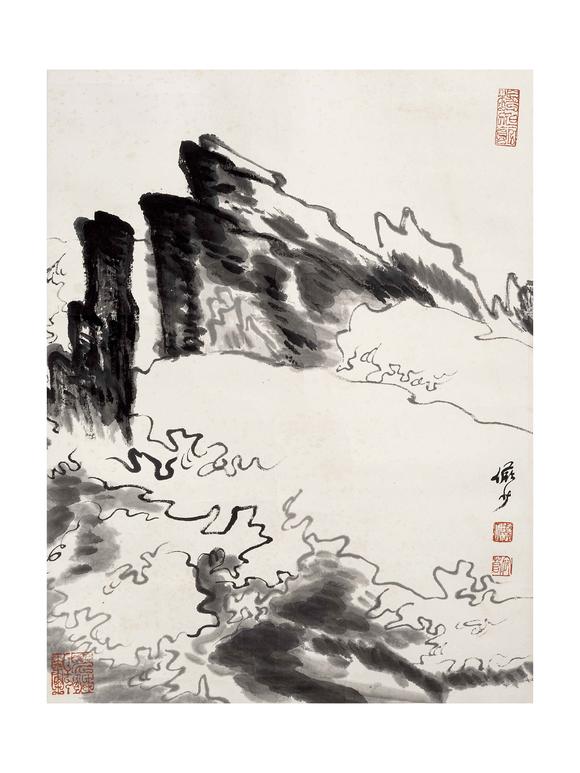 豐藝香港拍賣陸儼少 山水