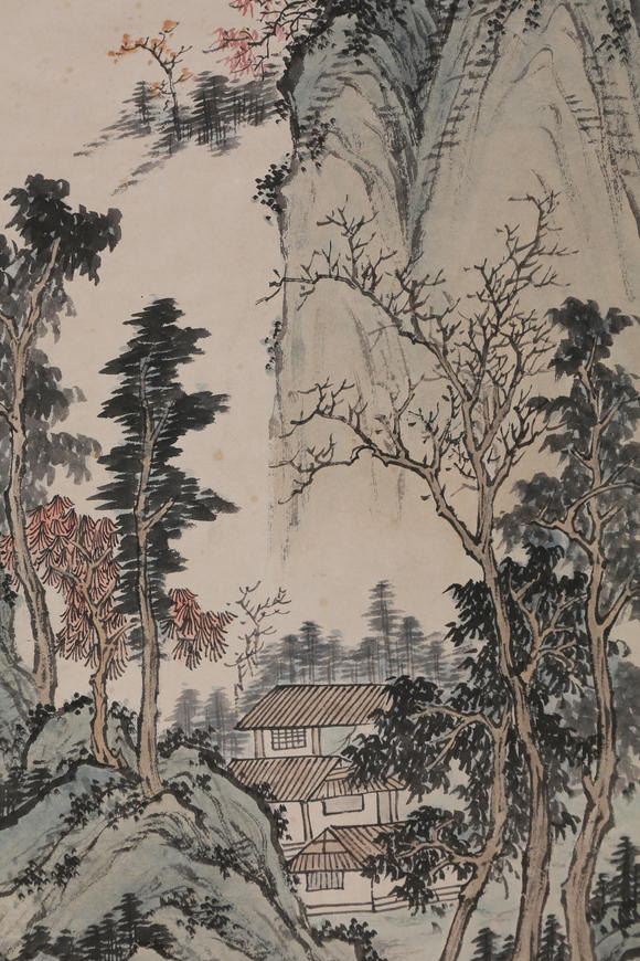 萬領國際溥儒  山居圖