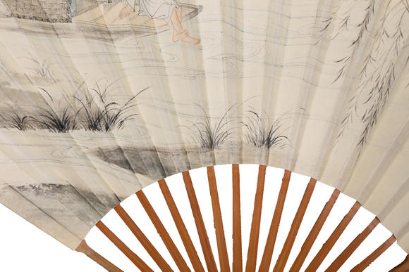 萬(wàn)領(lǐng)國(guó)際張大千 吳湖帆  高士  行書