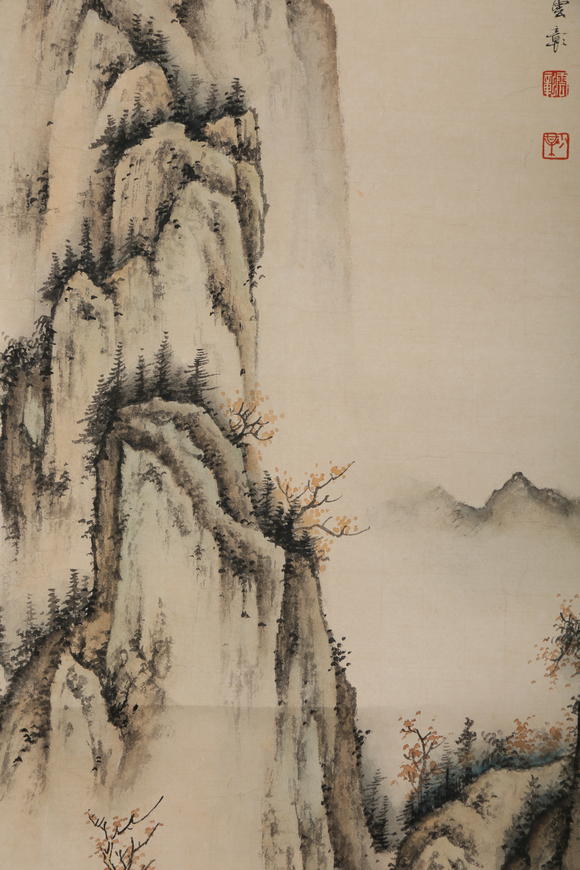 萬(wàn)領(lǐng)國(guó)際陳少梅  山水
