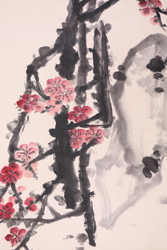 萬領(lǐng)國際吳昌碩  梅花