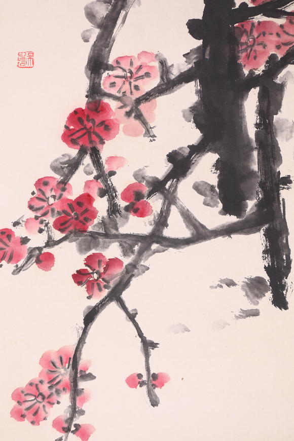 萬領(lǐng)國際吳昌碩  梅花