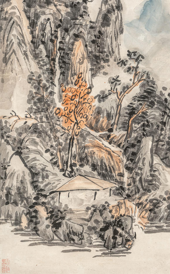 萬領(lǐng)國(guó)際黃賓虹  山水