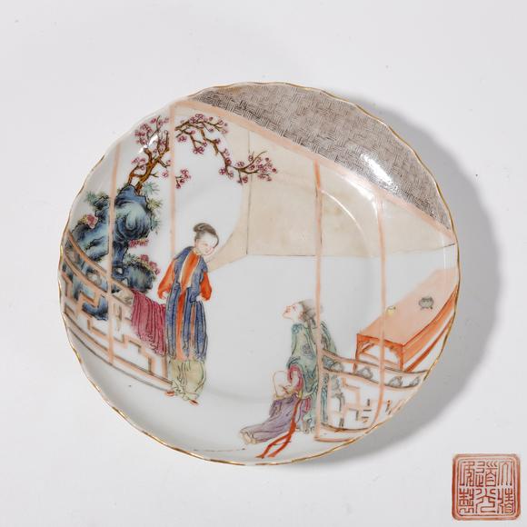 弘楊株式會(huì)社|弘楊美術(shù)7月オークション第2回粉彩人物故事紋洗