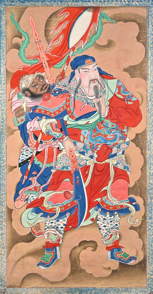 三杉美術(shù)關(guān)公周倉(cāng)造像