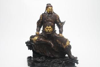 明永樂  銅鎏金關公像