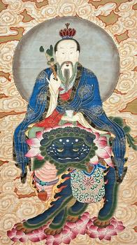 丁云鵬 佛像 立軸