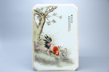 劉雨岑 “錦羽生風(fēng)” 瓷板