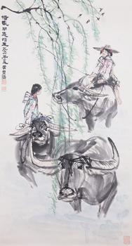 黃胄 牧牛圖
