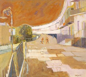 Lot 517 *  KATHLEEN MARGARET 'KIT' LEWIS (1911-1998) 'Park Crescent, Bristol'
