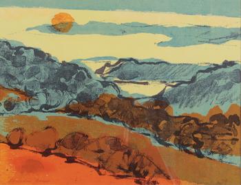 Lot 535 AFTER BARBARA GREEN (CONTEMPORARY) 'Lyme Bay from Morcombelake'