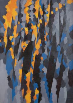 Lot 584 *  WILLIAM GEAR RA (1915-1997) 'Yellow Flash'