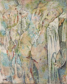 Lot 598 *  NIKOS HADJIKYRIAKOS-GHIKAS (1906-1994) 'deux nus'