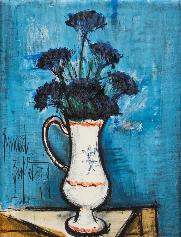 Duke's AuctionsLot 599 *  BERNARD BUFFET (1928-1999) 'Fleurs'
