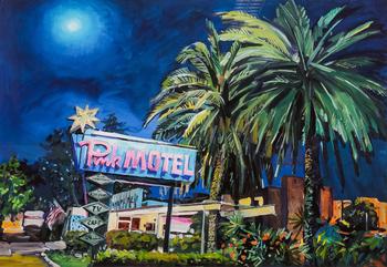 Lot 644 *  BOB DYLAN (B.1941) 'Pink Motel'