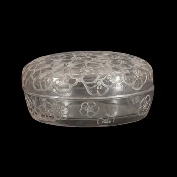 Rene Lalique (France 1860-1945) 'Emiliane' box and cover