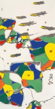 張桂銘（1939-2014） 魚樂圖