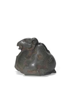 Statuette de bélier couché en bronze, 1–6 ap. J.-C.