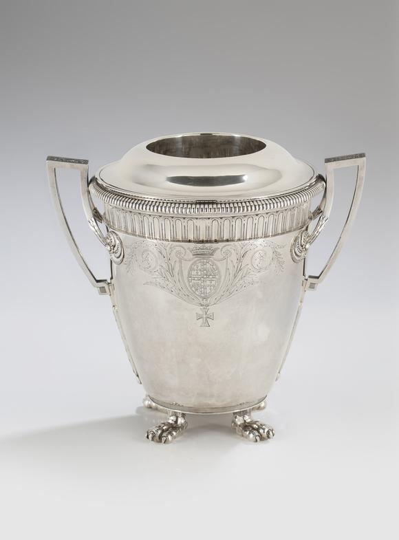VERITAS Art AuctioneersA French silver wine cooler by Henri Auguste