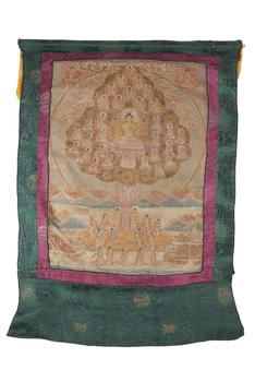 A Tibetan thangka 'Refuge Tree'