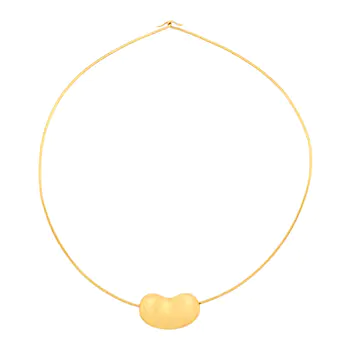 Tiffany & Co., Elsa Peretti Gold 'Bean' Torque Necklace