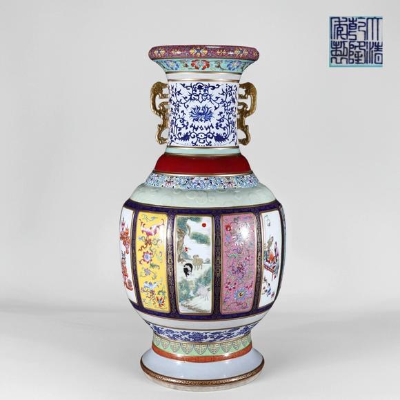 東京蕓術(shù)清乾隆 粉彩瓷王