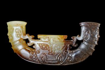 A Jade ornament, 2th- 12th Pr.