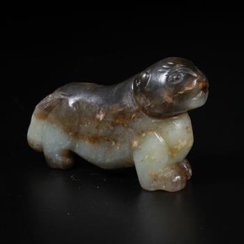 高古玉獸擺件