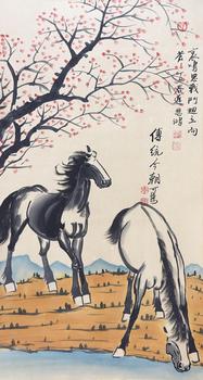 徐悲鴻《駿馬圖》