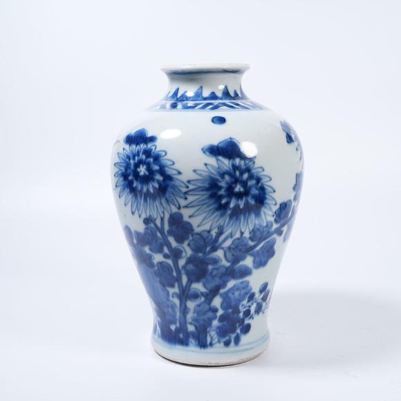 弘楊株式會(huì)社|弘楊美術(shù)8月オークション第1回青花花卉紋瓶