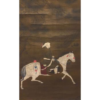 佚名 人馬圖