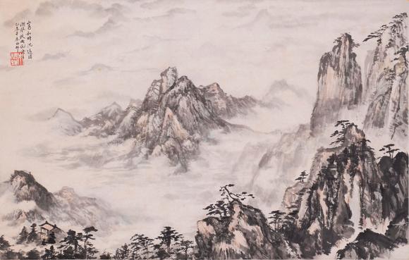 上海雅藏朱梅邨 山水