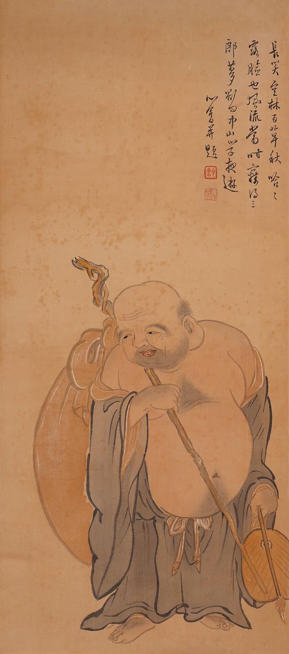 Cascade'sPu Xinyu cloth bag monk | 溥心餘 布袋和尚