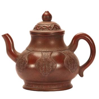 A CHINESE YIXING ZISHA TEAPOT
