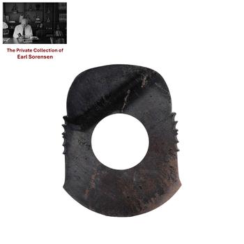 A CHINESE ARCHAIC JADE AXE PENDANT