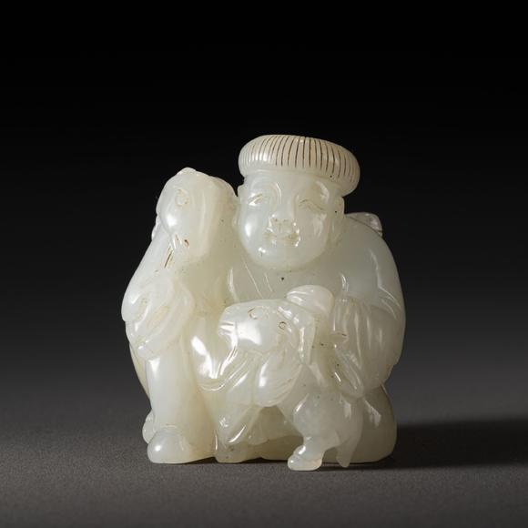 大阪美術(shù)商會(huì)|2026年大美會(huì)第三十六回夏季藝術(shù)品拍賣會(huì)清 白玉雕得意羊羊