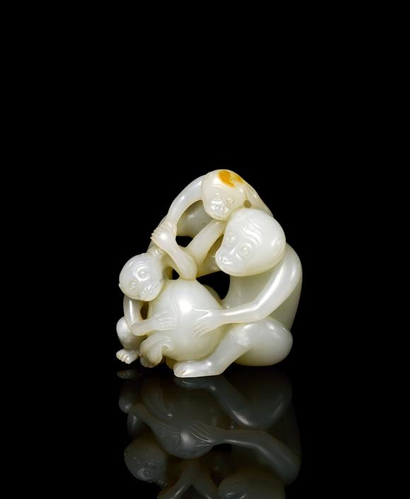 華藝國(guó)際|華藝2026春季拍賣(mài)會(huì)清乾隆  白玉靈猴獻(xiàn)壽