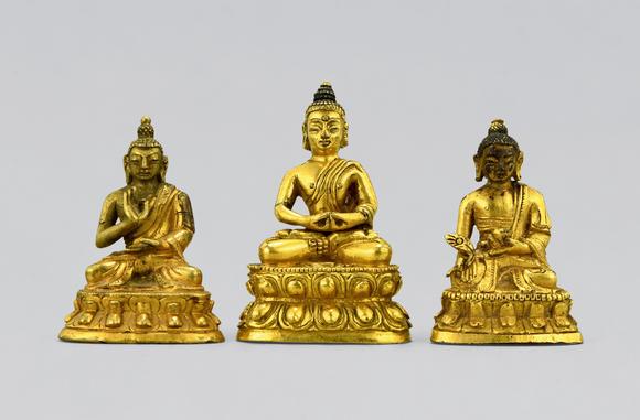 華藝國(guó)際|華藝2026春季拍賣(mài)會(huì)清乾隆 隨身佛（一組三件）