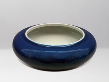 清  藍(lán)釉水洗