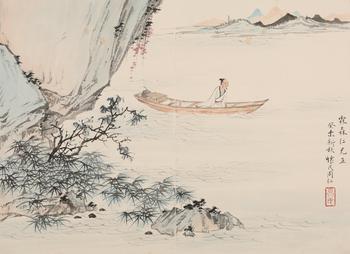 泛舟圖