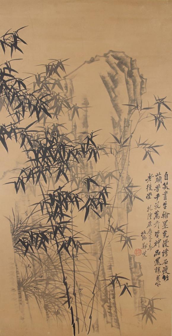 東京新世紀(jì)鄭板橋 竹石圖